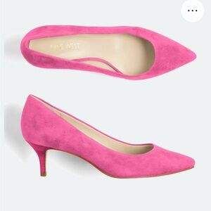 Nine West Pink Pointed Toe Pump